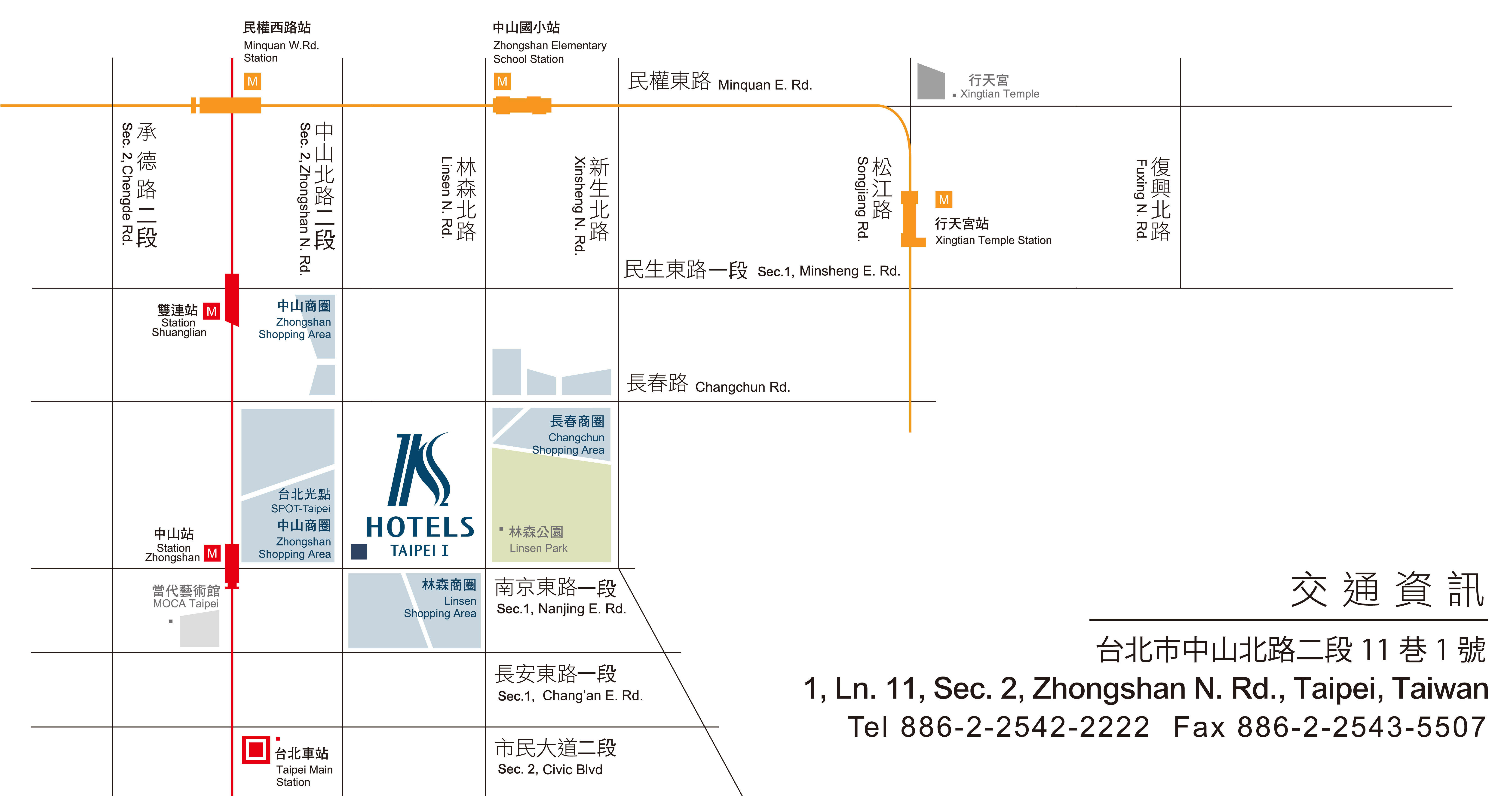 台北一店地图